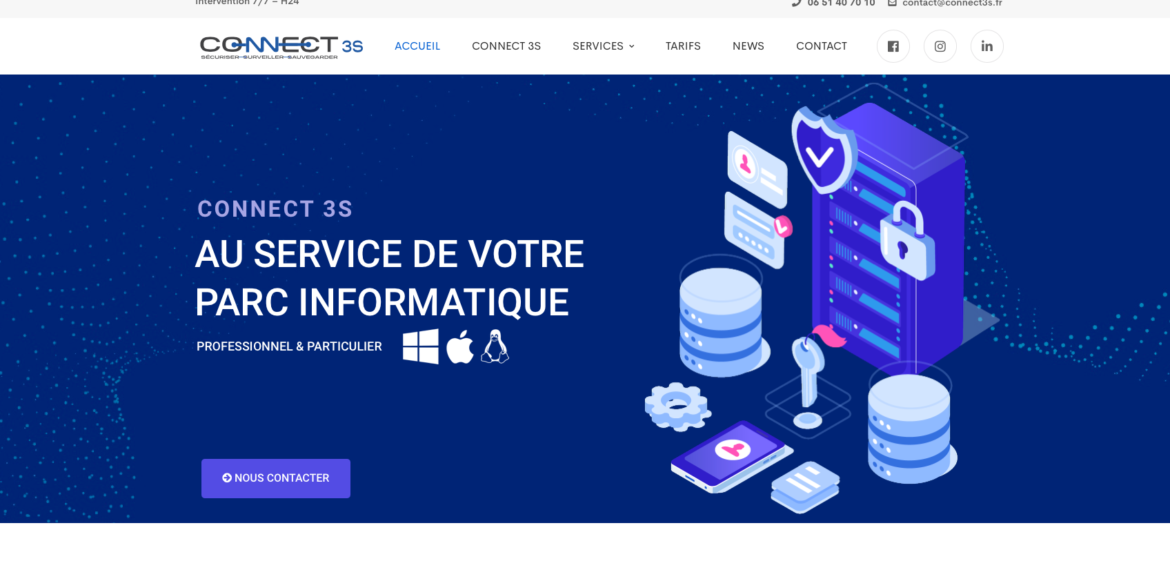 Nouveau site Internet Connect 3s