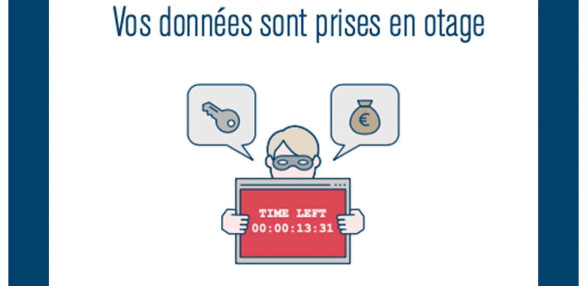 ransomwares (Rançon logiciels) cryptent l’intégralité de vos données.