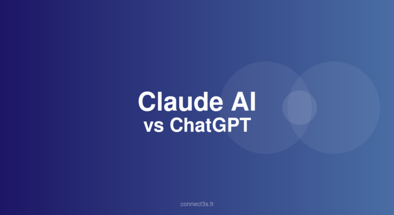 Illustration Claude AI vs ChatGPT - Connect 3S