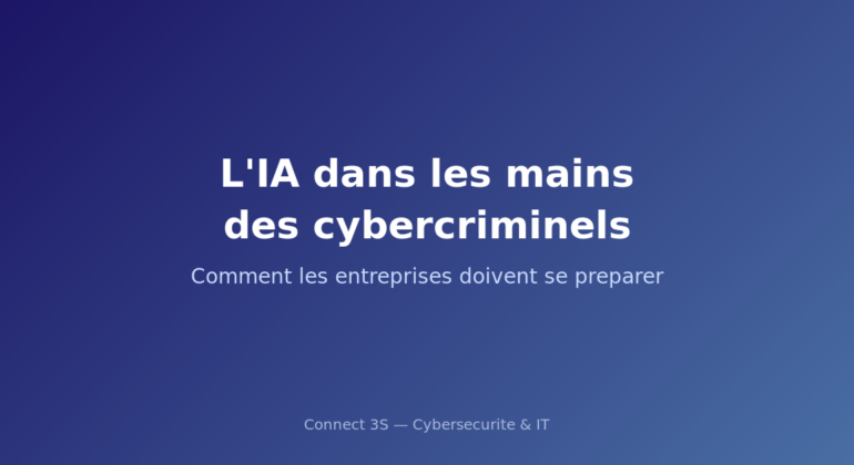 Intelligence artificielle et cybercriminalité en entreprise